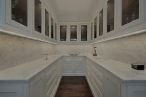 Butler's pantry in luxury home